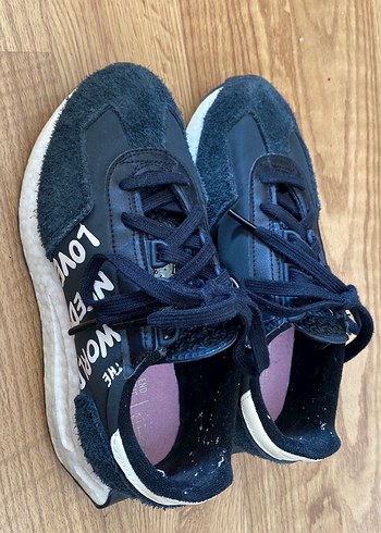 Kadın Siyah Spor Ayakkabı - Görsel 3