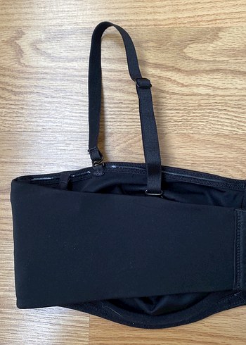 Siyah Minimalist Sütyen - Görsel 3