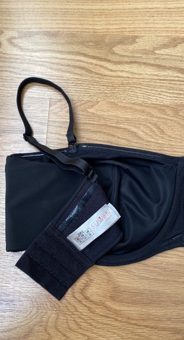 Siyah Minimalist Sütyen - Görsel 5