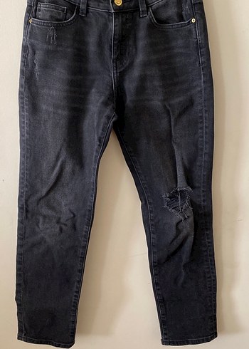 Zara Koyu Antrasit Yikamali Dar Kesim Jean