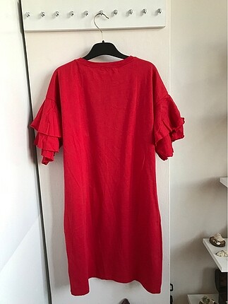 Koton Koton Kırmızı Renk Penye Elbise