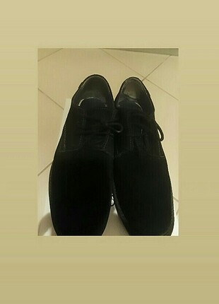41 Beden Skechers siyah süet erkek ayakkabı