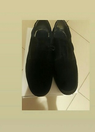 41 Beden siyah Renk Skechers siyah süet erkek ayakkabı
