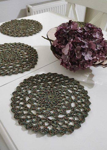 El Yapımı Bohem Örgü Amerikan Servis - Görsel 7