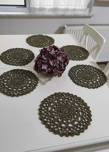 El Yapımı Bohem Örgü Amerikan Servis - Görsel 6