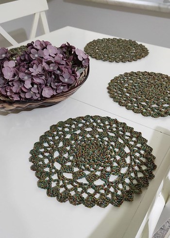 El Yapımı Bohem Örgü Amerikan Servis - Görsel 3