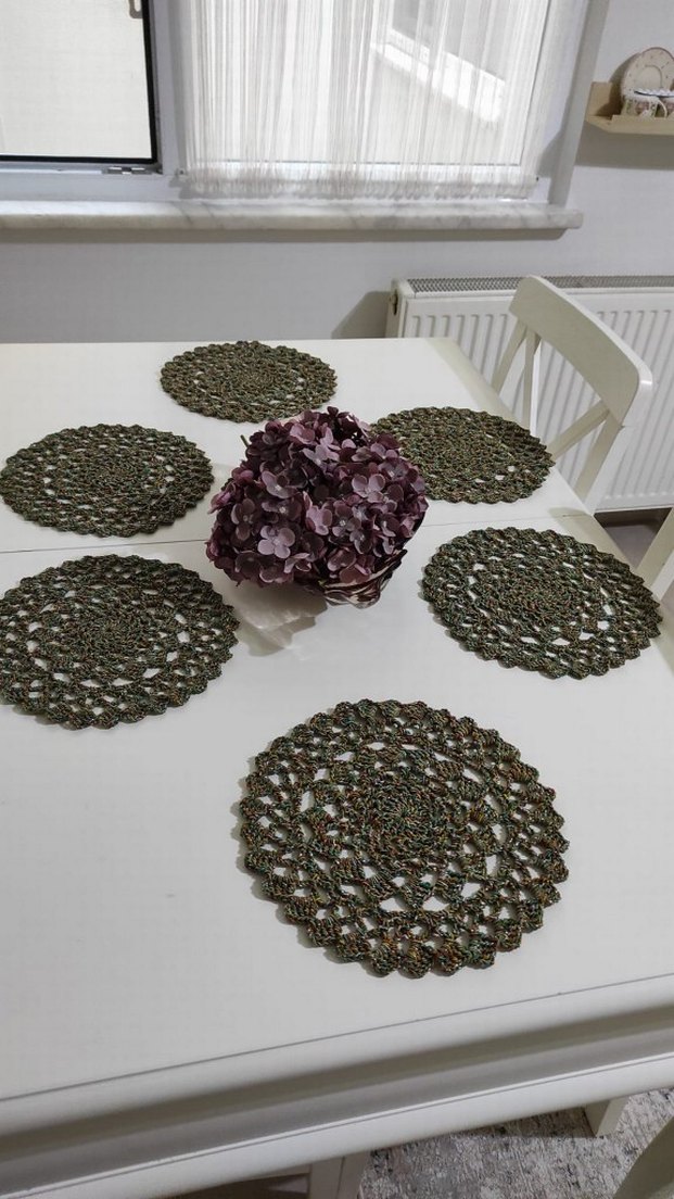 El Yapımı Bohem Örgü Amerikan Servis - Görsel 4