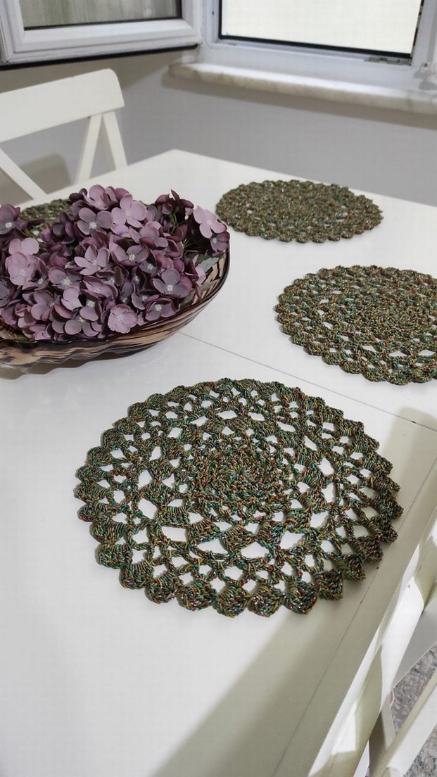 El Yapımı Bohem Örgü Amerikan Servis - Görsel 3