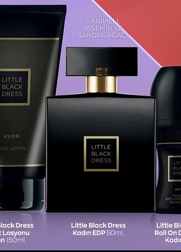 Avon little black dress bayan parfüm paketi