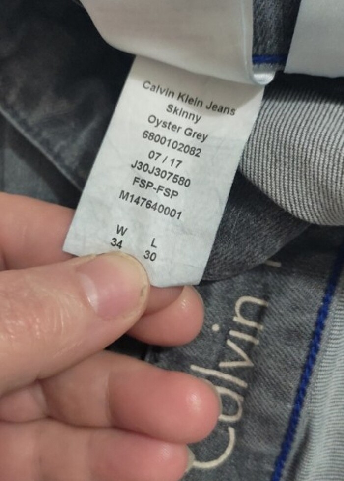 Calvin klein erkek jeans  - Görsel 4