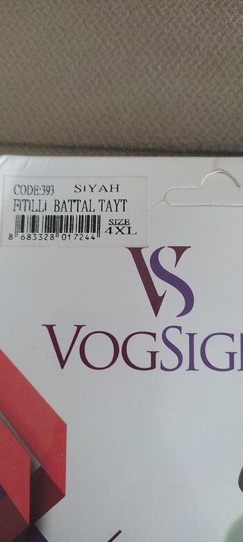 VOGSIGN Fitilli bayan tayt 4 XL - Görsel 2