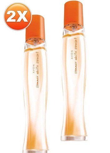Avon summer white sunset 2 adet