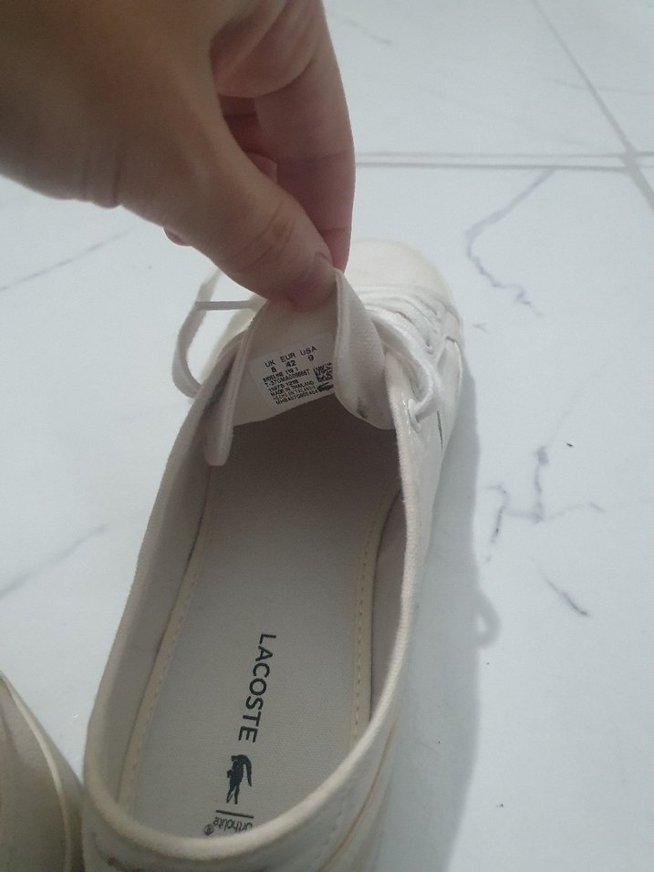 Lacoste Beyaz Erkek Spor Ayakkabı - Görsel 4