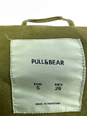 s Beden çeşitli Renk Pull and Bear Kot Ceket %70 İndirimli.