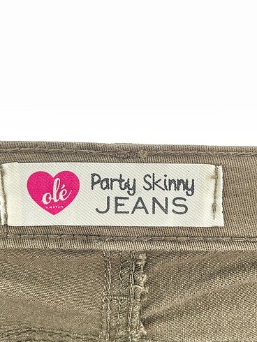 universal Beden haki Renk Koton Skinny %70 İndirimli.