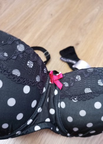 xl Beden siyah Renk Siyah Puantiyeli Gotik Sütyen