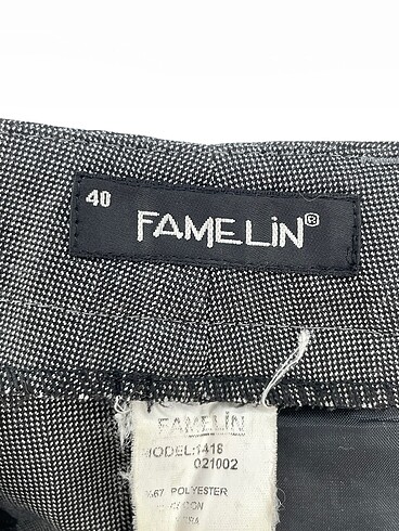 universal Beden gri Renk Vintage Love Kumaş Pantolon %70 İndirimli.