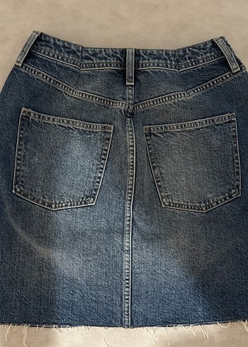 Mavi Lacivert Denim Mini Etek
