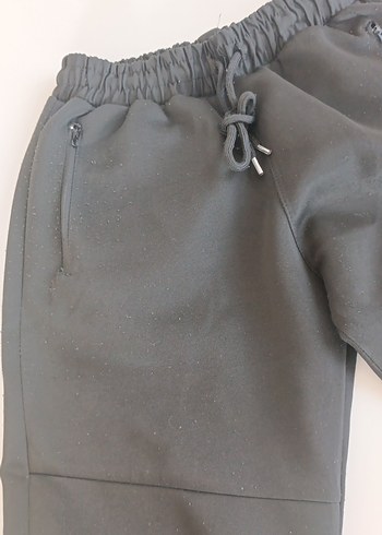 Erkek Siyah Fermuarlı Rahat Outdoor Eşofman - Görsel 3