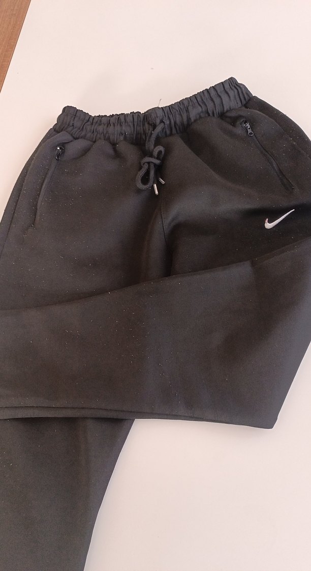 Erkek Siyah Fermuarlı Rahat Outdoor Eşofman - Görsel 4