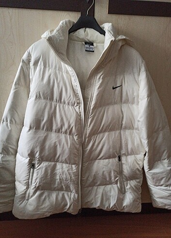 46 Beden beyaz Renk Orjinal kaz tüyü unisex mont