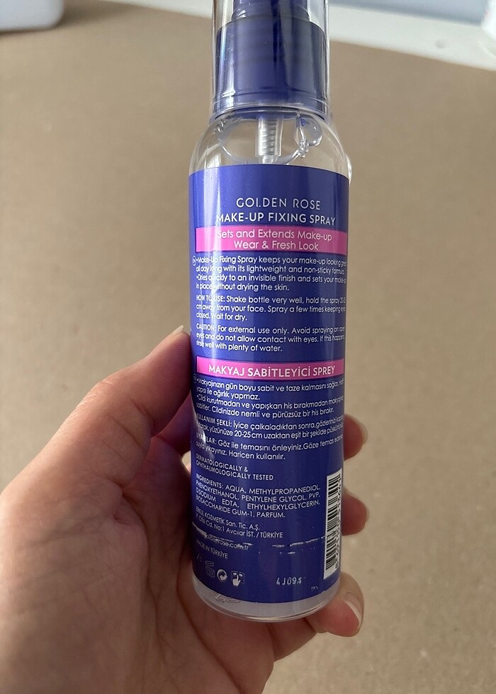 Makyaj sabitleyici sprey - Görsel 2