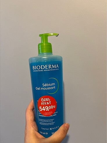 Bioderma sebium mavi yıkama jeli