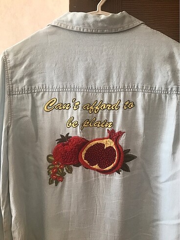 s Beden mavi Renk Zara kadın gömlek