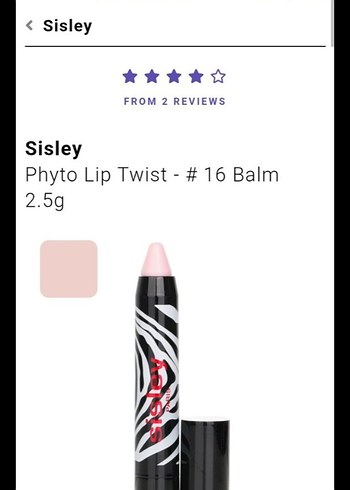 Sisley Phyto Lip Twist #16 Balm 2.5g Pembe