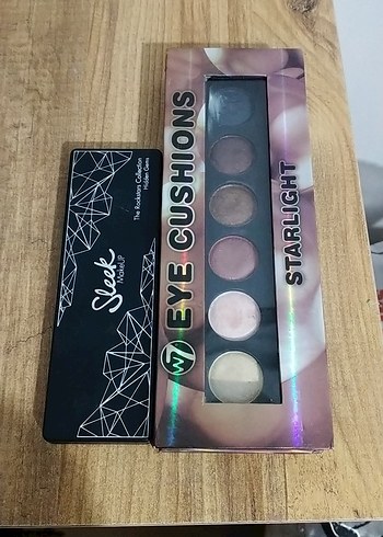 Sleek Makyaj ve W7 Eye Cushions Far Paleti