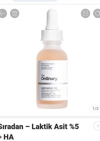 The Ordinary Laktik Asit %5 + HA Serum