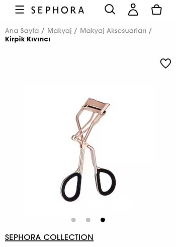 SEPHORA Collection Kirpik Kıvırıcı - Pembe