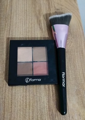  Beden Renk Flormar Makyaj Seti: , Allık ve Fırça