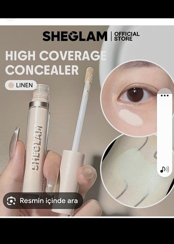 Sheglam Linen Yüksek Kapatıcılı Kapatıcı