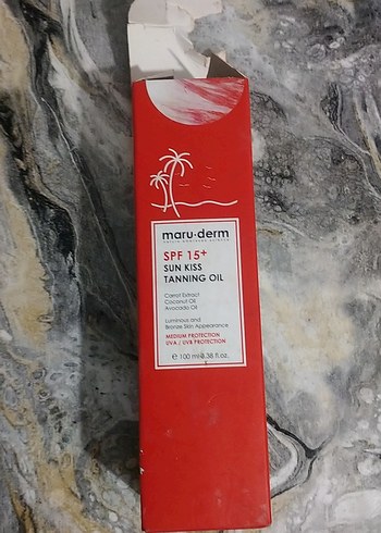 Diğer Maru.derm SPF 15+ Bronzlaştırıcı Yağ 100 ml
