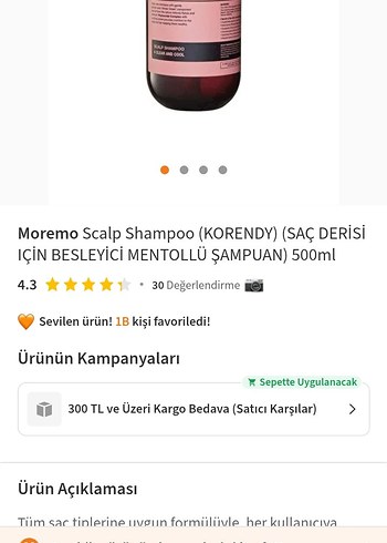 Diğer Moremo Onarıcı Şampuan