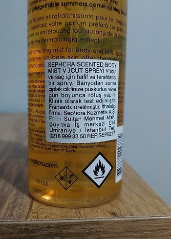 Sephora Sephora Monoi Gardenya Çiçeği Vücut Spreyi 100 ml