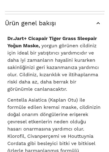 Dr.Jart+ Cicapair Sleepair Yoğun Nem Maskesi 110ml - Görsel 2