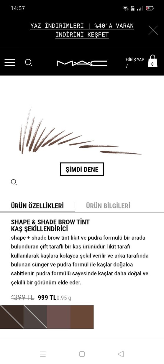 Mac Spiked Kahverengi Eyeliner - Görsel 2