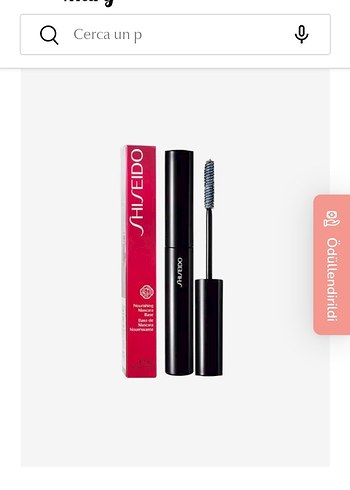 Shiseido Besleyici Koyu Mavi Maskara