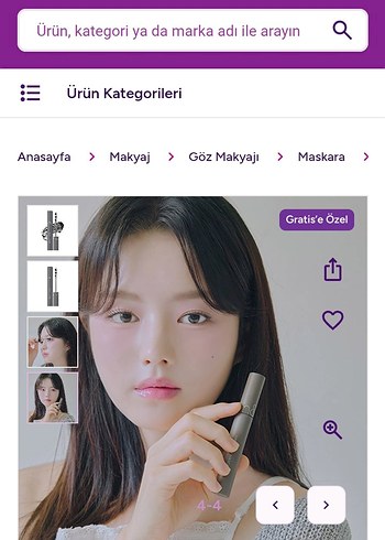 Gri Maskara - Doğal Kirpikler romgnd - Görsel 3