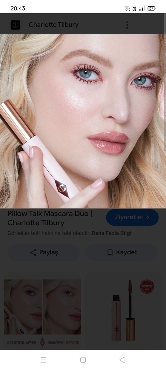 Charlotte Tilbury Dream Pop Maskara - Koyu Renk - Görsel 2