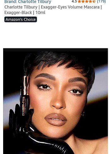 Charlotte Tilbury Exagger-Eyes Siyah Maskara 10 ml - Görsel 2