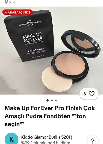 Make Up For Ever Pro Finish Çok Amaçlı Pudra Fondöten - Görsel 2