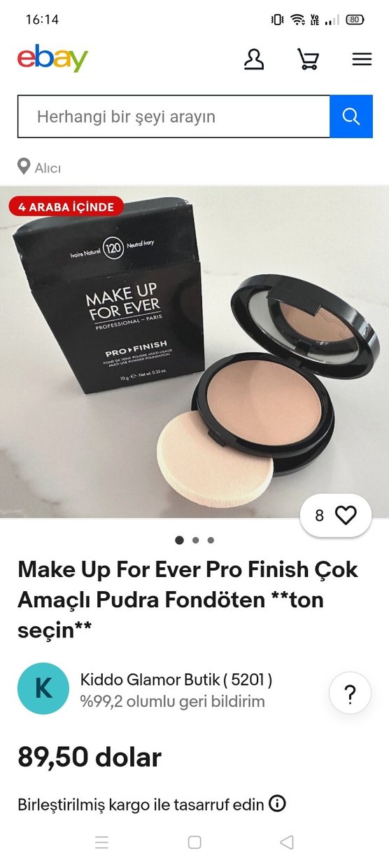 Make Up For Ever Pro Finish Çok Amaçlı Pudra Fondöten - Görsel 2