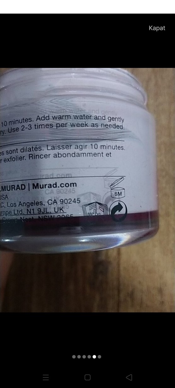 Murad Nar Özlü Gözenek Maskesi - Görsel 4