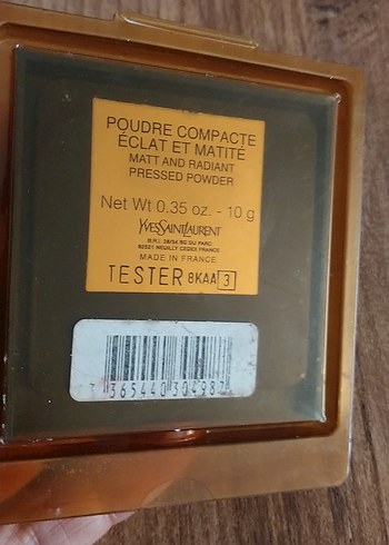 YSL Mat Sıkıştırılmış Pudra #3 Bej - Görsel 5