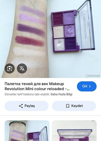 Revolution Mini Reloaded Göz Farı Paleti Mor - Görsel 2