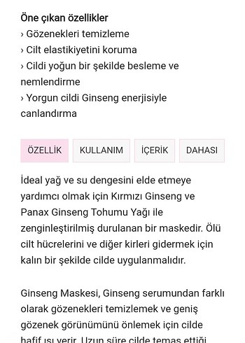 I'm From Ginseng Mask 120gr Anti-Aging Maske - Görsel 4