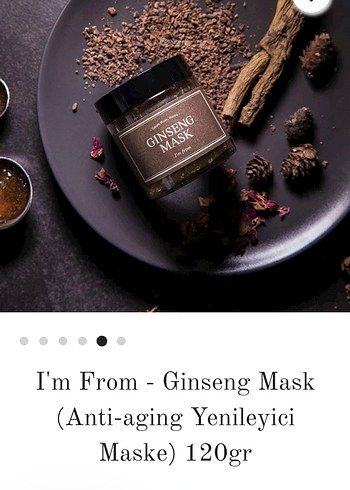 I'm From Ginseng Mask 120gr Anti-Aging Maske - Görsel 2